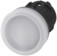 Siemens 3SU1001-6AA60-0AA0 Sinyal Lambası kafası plastik beyaz