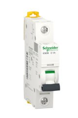 Schneider (A9F74101) Acti9 iC60N 1P 1A, 6kA C eğrisi Otomat