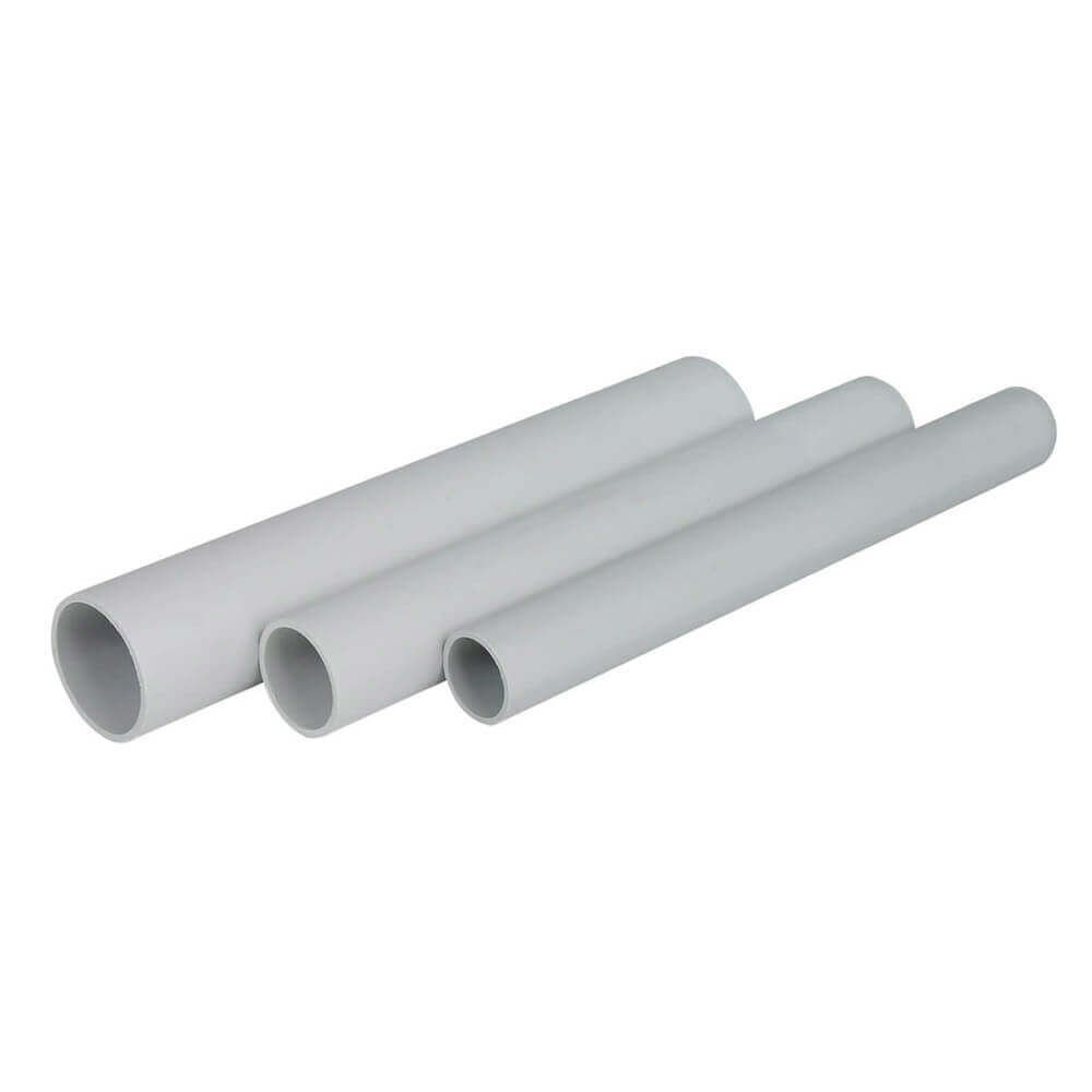 Zeybek 25 mm PVC Alev Yaymayan Düz Boru (1 metre)