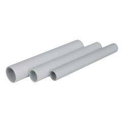 Zeybek 25 mm PVC Alev Yaymayan Düz Boru (1 metre)