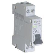 Sigma (4SN125C) 4.5 kA 1P  25A NÖTR KESMELİ OTOMATİK SIGORTA