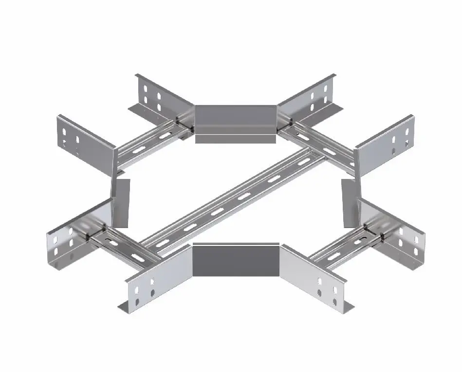 STS H60 Kablo Merdivenleri 360 Derece Dörtlü Dönüş Elemanı-omega Tip