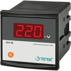 Tense (DV-B) Dijital Voltmetre 72x72mm (1-300V AC) Buzzer Özellikli