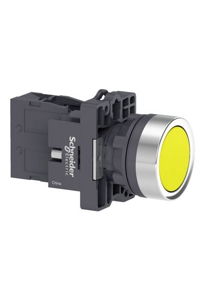 Schneider (XA2EH051) 1 NA Sarı Kalıcı buton