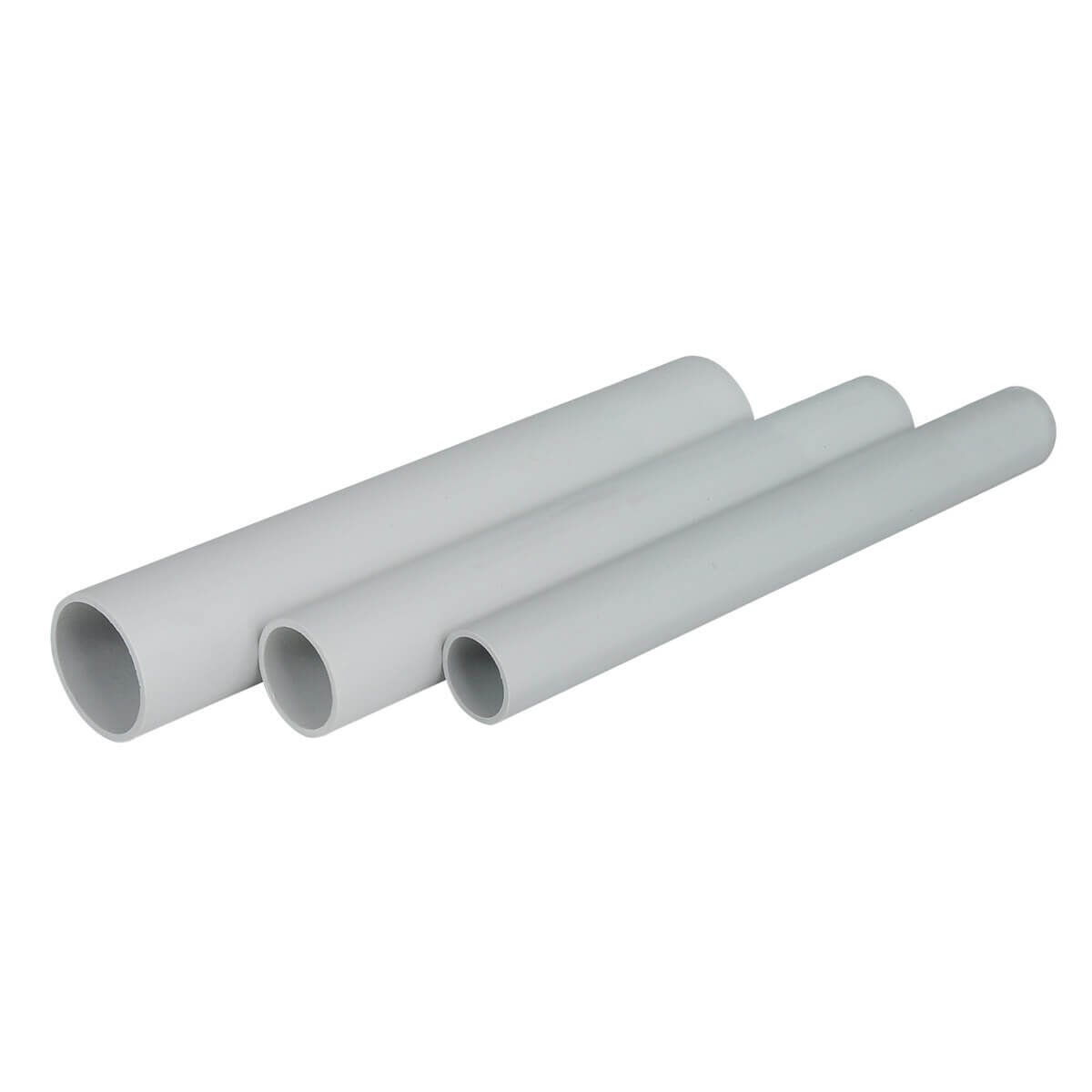 Zeybek 25 mm PVC Alev Yaymayan Düz Boru (1 metre)