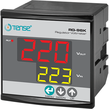 Tense (RG-96K) Dijital Voltmetre(Regülatörler için Servo Kontrol) 96x96mm (1-300V AC)