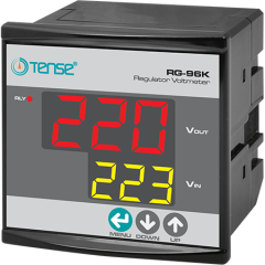 Tense (RG-96K) Dijital Voltmetre(Regülatörler için Servo Kontrol) 96x96mm (1-300V AC)