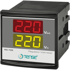 Tense (RG-72E) Dijital Voltmetre(Regülatörler için) 72x72mm (1-300V AC) Ekonomik Seri