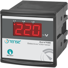 Tense (DJ-V72S) Dijital Seçmeli Voltmetre 72x72mm (1-500V AC)