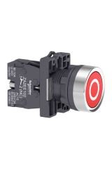 Schneider (XA2EA4322) 1 NK Kırmızı İşaretli yaylı buton