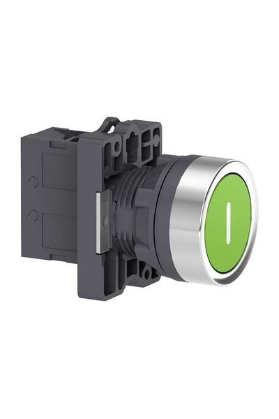 Schneider (XA2EA3311) 1 NA Yeşil İşaretli yaylı buton