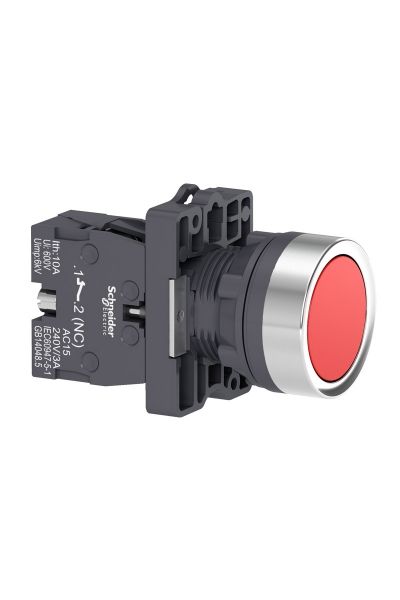 Schneider (XA2EA42) 1 NK Kırmızı Yaylı Buton