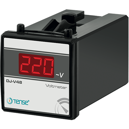 Tense (DJ-V48) Dijital Voltmetre 48x48mm (1-500V AC)