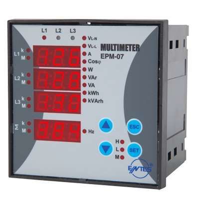 Entes (M1968) EPM-07-96-CT25 ŞEBEKE ANALİZÖRÜ