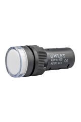 GWEST 16mm BEYAZ 24V. SİNYAL LAMBASI