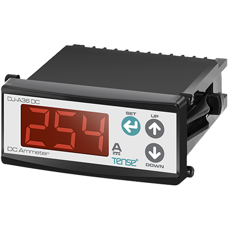 Tense (DJ-A36DC) DC Dijital Ampermetre 36x72 mm (100mA-990A)  X/60 mv Şönt
