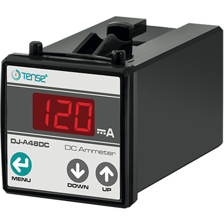 Tense (DJ-A48DC) DC Dijital Ampermetre 48x48 mm (100mA-990A)  X/60 mv Şönt