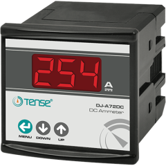 Tense (DJ-A72DC) DC Dijital Ampermetre 72x72 mm (100mA-990A)  X/60 mv Şönt