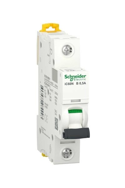 Schneider (A9F73170) Acti9 iC60N 1P 0,5A, 6kA B eğrisi Otomat